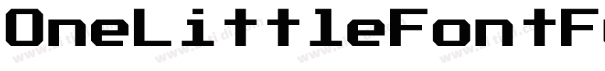 OneLittleFontFull Bo字体转换